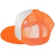 Casquette Filet Yupoong - Orange / Front blanc