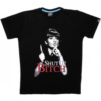 T-shirt Space Monkeys - Shut Up Tee - Black