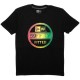 T-shirt New Era - Gradient Visor Tee - Black/Rasta