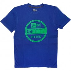 T-shirt New Era - Basic Visor Tee - Royal Blue/Kelly Green