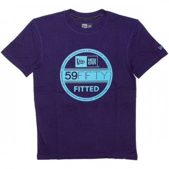 T-shirt New Era - Basic Visor Tee - Purple/Vice Blue