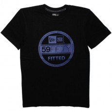 T-shirt New Era - Basic Visor Tee - Black/Royal Blue