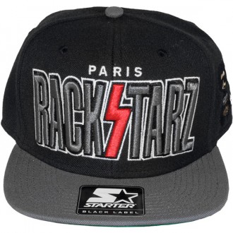 Casquette Snapback Jessilann Paris x Starter - Rackstarz - Black/Grey