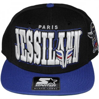 Casquette Snapback Jessilann Paris x Starter - JI - Black/Blue