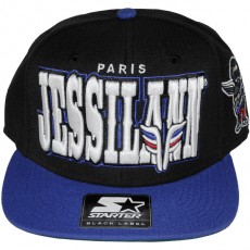 Casquette Snapback Jessilann x Starter - JI - Black/Blue