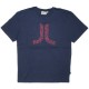 WESC T-shirt - Logos In Icon - Medium Blue