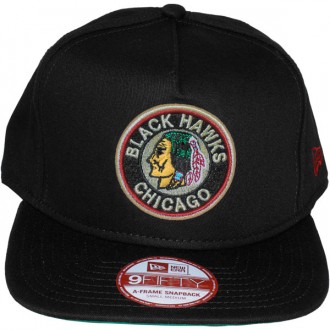 Casquette Snapback New Era - 9Fifty NHL Vintage Team BITD - Chicago Black Hawks