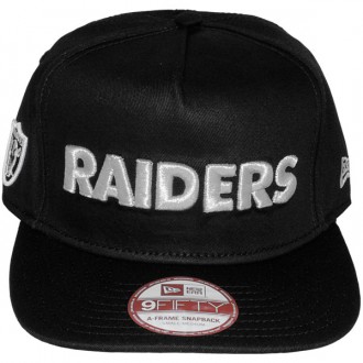 Casquette Snapback New Era - 9Fifty NFL Wordmark Team Flip - Oakland Raiders