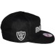 Casquette Snapback New Era - 9Fifty NFL Wordmark Team Flip - Oakland Raiders