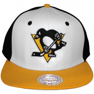 Casquette Snapback Mitchell & Ness - NHL High Crown - Pittsburgh Penguins