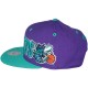 Casquette Snapback Mitchell & Ness - NBA Logo & Wordmark - Charlotte Hornets