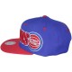 Casquette Snapback Mitchell & Ness - NBA Logo & Wordmark - Detroit Pistons