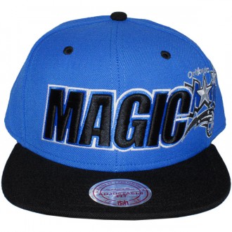 Casquette Snapback Mitchell & Ness - NBA Logo & Wordmark - Orlando Magic