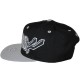 Casquette Snapback Mitchell & Ness - NBA Logo & Wordmark - San Antonio Spurs