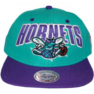 Casquette Snapback Mitchell & Ness - NBA Flashback - Charlotte Hornets