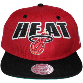 Casquette Snapback Mitchell & Ness - NBA Flashback - Miami Heat