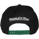 Casquette Snapback Mitchell & Ness - NBA Vintage Black & White Logo - Boston Celtics