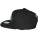 Casquette Snapback Mitchell & Ness - NBA Vintage Black & White Logo - Charlotte Hornets