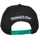 Casquette Snapback Mitchell & Ness - NBA Vintage Black & White Logo - Charlotte Hornets