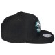 Casquette Snapback Mitchell & Ness - NBA Vintage Black & White Logo - Charlotte Hornets