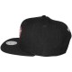 Casquette Snapback Mitchell & Ness - NHL Vintage Black & White Logo - Detroit Red Wings