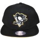 Casquette Snapback Mitchell & Ness - NHL Vintage Black & White Logo - Pittsburgh Penguins