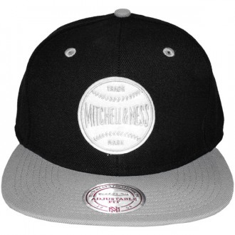 Casquette Snapback Mitchell & Ness - Baseball Logo - Black/Grey