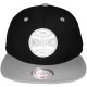 Casquette Snapback Mitchell & Ness - Baseball Logo - Black/Grey
