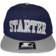 Casquette Snapback Starter - 2 College Arch - Navy/Grey