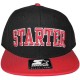 Casquette Snapback Starter - 2 College Arch - Black/Red