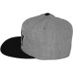 Casquette Snapback Obey - Throwback - Heather Grey-Black