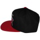 Casquette Snapback Obey - Throwback - Black-Red