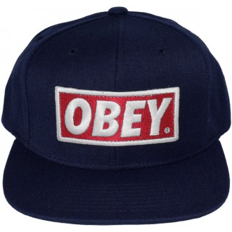 Casquette Snapback Obey - Original - Navy Blue