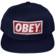 Casquette Snapback Obey - Original - Navy Blue