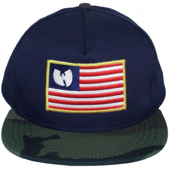 Casquette Snapback Wu-Tang - Iron Flag snapback - Navy blue