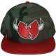 Casquette Snapback Wu-Tang - Wu Chicago snapback - Camouflage/Red