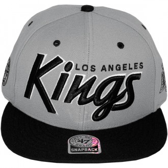 Casquette Snapback 47 Brand - Retro Script - Los Angeles Kings