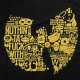 T-shirt Wu-Tang - Diagram Tee - Black