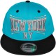 Casquette Snapback KB Ethos - New York NY - Turquoise / Noir / Vert
