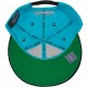 Casquette Snapback KB Ethos - New York NY - Turquoise / Noir / Vert