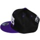 Casquette Snapback KB Ethos - Los Angeles Slimme - Noir / Violet