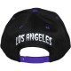 Casquette Snapback KB Ethos - Los Angeles Slimme - Noir / Violet