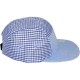 Casquette 5 Panel City Hunter - Cotton 5 Panel - Vichy Bleu