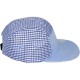 Casquette 5 Panel City Hunter - Cotton 5 Panel - Vichy Bleu