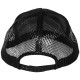 Casquette Filet Yupoong - Unie noire