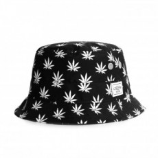 Chapeau bob cayler And Sons - Leafs n Stripes Bucket Hat - Black / White