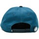 Casquette 6 Panel Obey - 90's Jumble 6 Panel Snapback - Dark Teal / Black