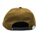 Casquette 6 Panel Obey - 90's Jumble 6 Panel Snapback - Bone Brown / Black