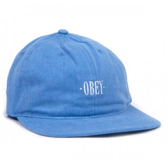 Casquette 6 Panel Obey - Wilheim 6 Panel - Sky blue