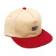 Casquette Snapback Obey - Jungle Snapback - Light Khaki / Raspberry